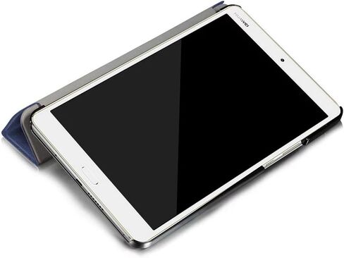 Custer Case for Huawei MediaPad M3 8.4,Ultra-Thin PU-Leather Hard Shell Cover for Huawei MediaPad M3 8.4 - Black in Kuwait