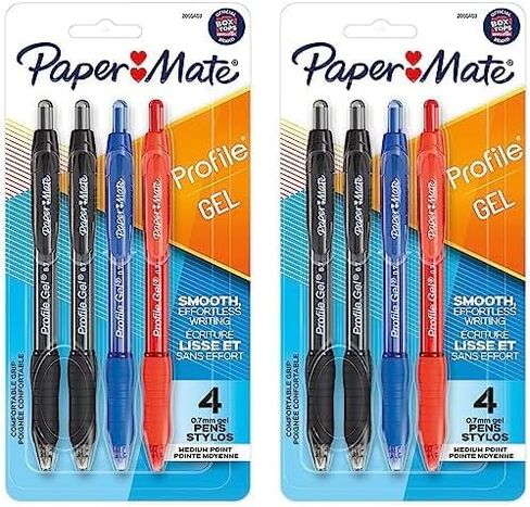 Paper Mate Mate Profile Gel ، 4 / Pack (حزمة 2) in Saudi Arabia