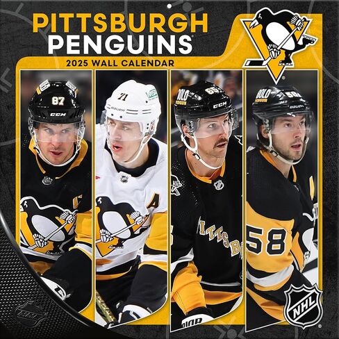 TURNER SPORTS Pittsburgh Penguins 2025 12x12 Team Wall Calendar (25998011953) in Saudi Arabia