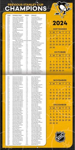 TURNER SPORTS Pittsburgh Penguins 2025 12x12 Team Wall Calendar (25998011953) in Saudi Arabia