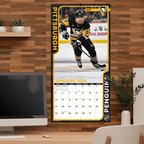 TURNER SPORTS Pittsburgh Penguins 2025 12x12 Team Wall Calendar (25998011953) in Saudi Arabia