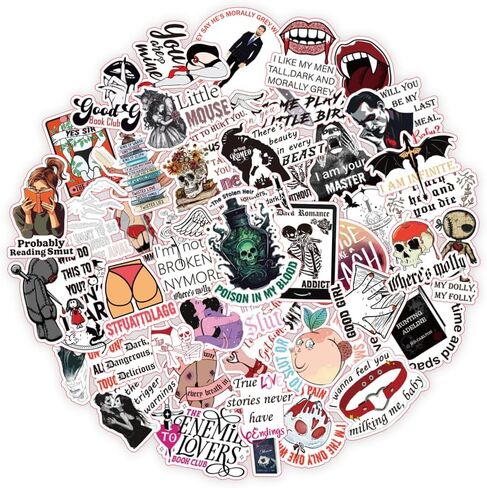 Book Cat Stickers for Kindle and Laptop Decals | Perfect Gifts and Accessories | Ideal for Book Lovers, Featuring Coffee,Cat,Books in Kuwait