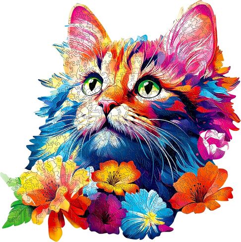 Esc Wellt Wooden Butterfly Puzzle 500 قطعة - الترفيه العقل الآسر للمراهقين والبالغين - لعبة متعة وصديقة للبيئة - لغز خشبي in Kuwait