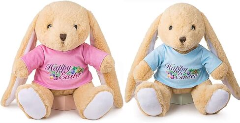 Easter Bunny Rabbit Stuffed Animal Plush Toy 10 inches Best Gifts for Babies Kids Boys Girls (Pink) in Saudi Arabia