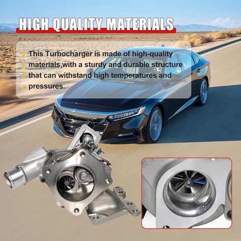 6A0-F4-T/C Turbocharger Assembly without Solenoid Valve Compatible with Hond-a Accord 2018-2022 1.5L Engine Replace# 181201132E 18900-6A0-003 in Kuwait