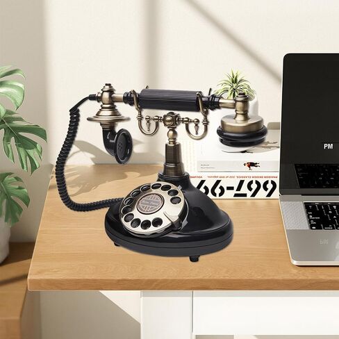 Audio Guest Book Wedding Phone to Record Customized Audio Message, Wedding Birthday Party Audio Message Voicemail, Black Vintage Style Guest Book in Saudi Arabia