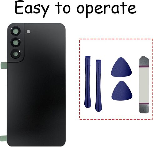 Galaxy S22 Plus Back Glass Cover Waterproof Housing Door Replacement with Camera Glass Lens for Samsung Galaxy S22+ Plus 5G + Tools (Phantom Green) in Saudi Arabia