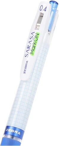 Zebra Sarasa Markon B-JJS77-BL-PLOINT PEN ، 0.4 ، الأزرق ، 10 قطع in Saudi Arabia