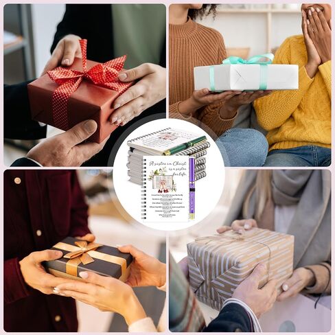 20 PCS هدايا شقيقة مسيحية الأخوات في دفتر المسيح وقلم مجموعة 10 مسيحيا دوامة محمول الكتاب المقدس الآية دفاتر اليومية 10 ألوان point in Kuwait