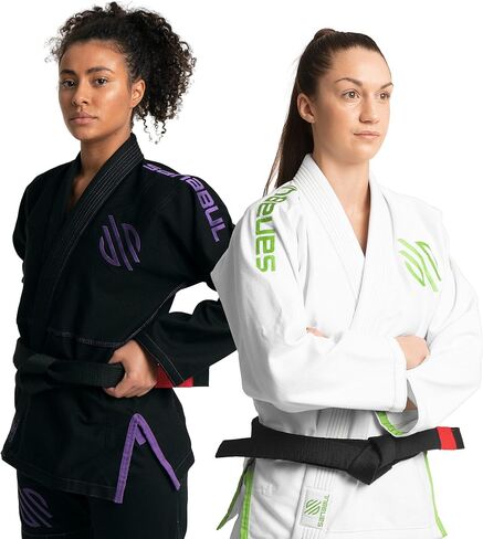 Sanabul Essential BJJ Gi for Women | Brazilian Jiu Jitsu Gi for Women | Lightweight Kimono, Preshrunk Fabric in Kuwait