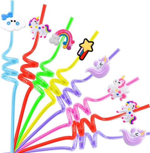 24pcs حزب عيد الفصح Straw Easter Chicks Easter Eggs Easter Bunny Party Supplies Drinking for Easter Party Party Favors Goodie Bag Stuffers (عيد الفصح) in Kuwait