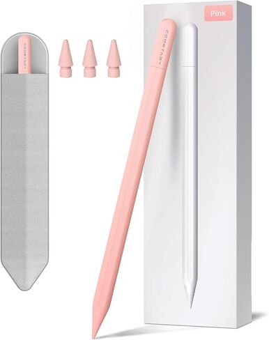Stylus Pen for iPad 9th&10th Generation, 5 Mins Ultra Fast Charging Active Pencil Compatible with 2018-2023 Apple iPad Air 3/4/5, iPad 6/7/8/9/10, iPad Mini 5/6, iPad Pro 11"/12.9", Purple in Saudi Arabia