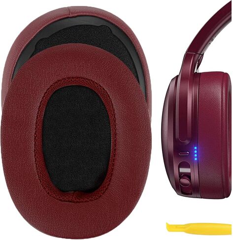 Geekria QuickFit Replacement Ear Pads for Skullcandy Crusher Wireless Crusher Evo Crusher ANC Hesh 3 Headphones Ear Cushions, Headset Earpads, Ear Cups Cover Repair Parts (Green) in Kuwait
