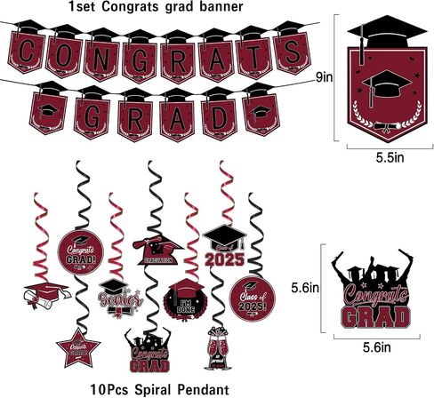 Graduation Decorations 2025, Black and Gold Congrats Party Decor Set include Banner Class of 2025 Backdrop Tablecloth Balloons Honeycomb Streamers Kit, Complete Party Supplies for College Celebrations in Saudi Arabia