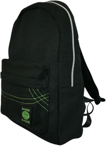 DIME BAGS - Study Buddy, Water-Resistant Backpack, 15-inch Padded Laptop Compartment (Black) in Saudi Arabia