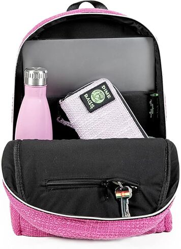 DIME BAGS - Study Buddy, Water-Resistant Backpack, 15-inch Padded Laptop Compartment (Black) in Saudi Arabia