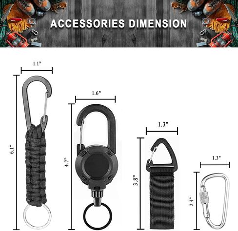 Tactical Pouches Molle Backpack Accessories - Small Tactical Pouch with Mini Survival Kit for Camping Hiking Gadget for Men in Saudi Arabia