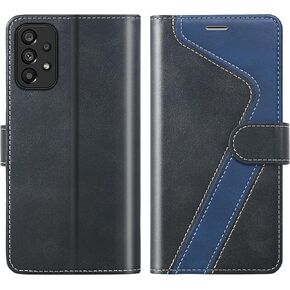 for Samsung Galaxy A53 5G Wallet Case,Leather Flip Case RFID Blocking Credit Card Holder Folio Magnetic Stand TPU Interior Shockproof Cover Compatible with Samsung A53 Brown