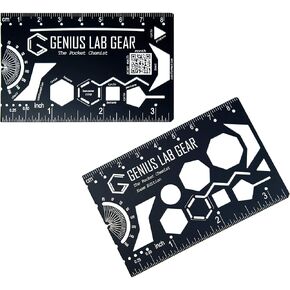 Pocket Chemist Bundle - قالب رسم استنسل الكيمياء العضوية - الواجبات المنزلية والامتحانات (2 حزمة)