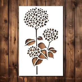 قالب stencil adengea - طبقات كبيرة قابلة لإعادة الاستخدام طبقة كبيرة من استنسل الزهور للكواة للطلاء على الخشب ، والزجاج ، والصخور الجدران ، والجدران ، والأدوات الزجاجية ، ورسم الرش ، والبخار ، والحرفية (4x6.5)