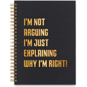 Akeke Funny Spiral Notebook للنساء ، زميل في العمل ، رئيس ، موظف ، زعيم الفريق ، سيدة رئيس ، هدايا مكتب الفيل الأبيض ، زملاء العمل الذين يغادرون الهدايا ، هدايا مزح المكتب ، زميل في العمل في Notebook Notebooks AMM15