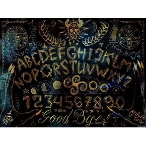 Eatukyic Diamond Painting Ouija ، تصميم روحي Ouija مع وجه شري