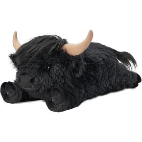 Highland Cow Studged Animal - 38.5 "Dark Brown Giant Scows Plush Toy Gift Fair