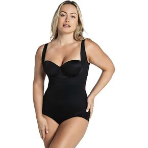 Leonisa Body Shaper Seamless Firm Tummy Control Shapewear Bodysuits for Women Black