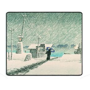 MPCO SNOW في TSUKIJIMA Artist Series صغير الحجم ألعاب WFH Mousepad Duraglyde نسيج (صغير (18 "× 15"))