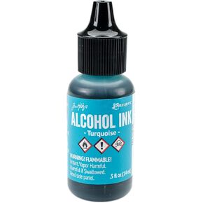 Ranger TH Turquoise Alcohol Ink, 0.5 oz