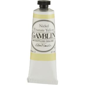 Gamblin Artist Oil 37ml Nickel Titanate YLW