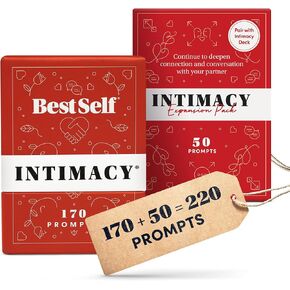 BestSelf Intimacy Deck Bundle – 220 Cards Relationship-Building Conversation Starters for Couples