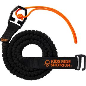 حبل سحب للأطفال Ride SHOTGUN Kids MTB سريع التركيب - حبل سحب مطاطي لدراجة الأطفال | متوافق مع جميع الدراجات الجبلية | آمن لسحب البالغين والأطفال | تصنيف الحمل 500 رطل