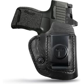 IWB Suede Leather Holsters for Pistols Optic Ready Right Hand. Fits for Sig Sauer P365/P365 XL. Leather Gun Holsters by Tagua GunLeather