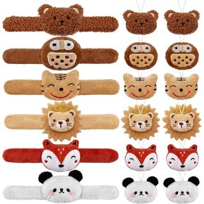 16 pcs mini jungle Animal Plush Toys مجموعة 8 أجهزة كمبيوتر محشوة بالحيوانات الحيوانية و 8 PCS Mini Jungle Animal Plush Toyt