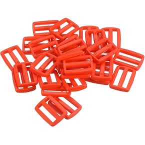 50 حزمة Tri -Glide Slide - Bashlain Slide Roasles قابلة للتعديل قابلة للتعديل ، تنطبق على أجهزة حزام حزام المحفظة (1 بوصة ، برتقالي)