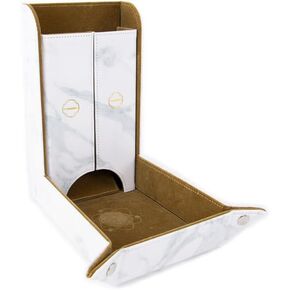 ألعاب نظرية الرقائق Hoplomachus Tower Dice Tower - Tower Dice Portable للحصول على لفات دقيقة وسهولة التخزين