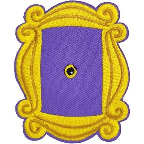 لطيف 3 '' 'Friends Gold Picture Frame Orgered On Sew on Patch Hat Pin