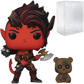 ألعاب البوب: بوابة بالدور - Karlach مع Clive Funko Vinyl Figure (مجمعة مع حالة واقي المربع المتوافق) ، متعدد الألوان ، 3.75 بوصة