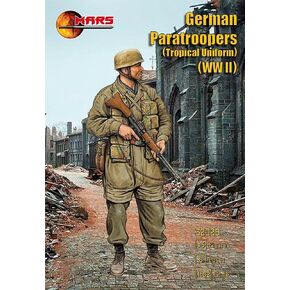 MSF Mars Figures 32029-1/32 German Paratroopers (Tropical Uniform) WWII Model kit