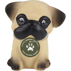 Hevea Dalmatian Breed Collection Dog Chew Toy - Natural Rubber Teething Toy for Puppies, Small, Medium and Large Dogs - Sore Gum Relief & Keeps Dogs Busy