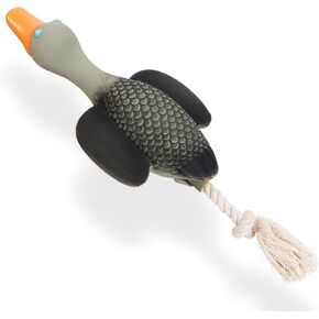 ألعاب Scheitec speceaky rop rop dog ، مطاط اللاتكس Squeak Duck Tug of War Toy ، Play Interactive Play Puppy Stuffed Phem Class