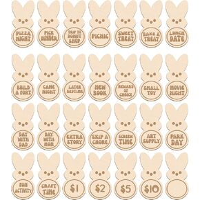 Crazy Night 28pcs Easter Egg Tokens و Easter Kids Carward Bunny Tokens و Easter Egg Toys ولعب سلة عيد الفصح ورموز مكافأة الطفل ورموز مكافأة المعلم