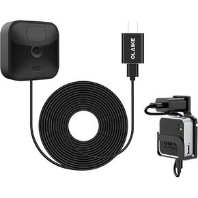 OLAIKE Wall Mount Bundle for Blink Sync Module 2 with Short Cable,3 Pack 16ft/5m Power Cord, Adapter,Module Mount and USB Flash Drive 64GB(No Include Blink Camera and Sync Module)