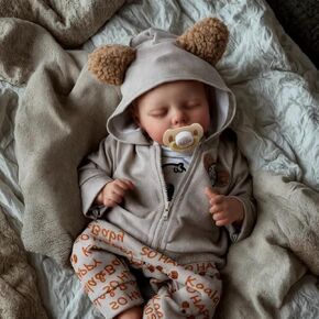 Babeside LifeLike Reborn Baby Dolls - 17 بوصة ناعمة فينيل واقعية واقعية نيووربورن دمى واقعية للحياة الحقيقية طفل دمية مع صندوق هدايا لمدة 3 سنوات من العمر 3 سنوات