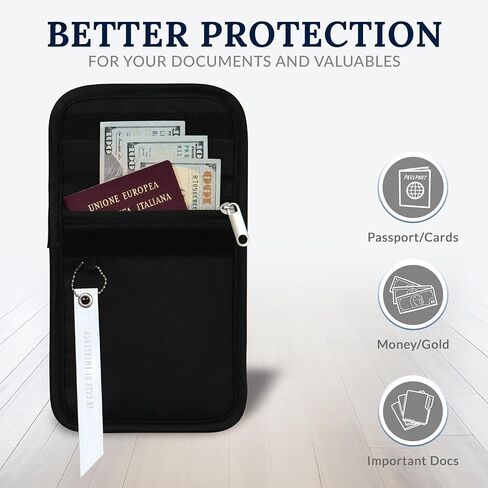 The PaperSavor™ Small Fireproof Bag - Waterproof & Flame Retardant Bag for Documents in Kuwait