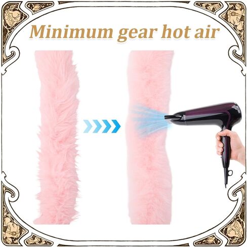 78.74 Inch Faux Craft Fur Fabric Strip White Shaggy Plush Fuzzy Precut Strips Soft Soild Fluffy Furry Ribbon Roll Sewing Trim for Sewing Making Clothes Costume Home Decor Cosplay Christmas in Saudi Arabia