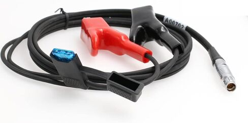 DRRI 12V Battery Power Cable 8 Pole Power Cable 565856 for Leica TS30/TM30 Total Station,GS14 GS15 GNSS GPS Unit in Kuwait