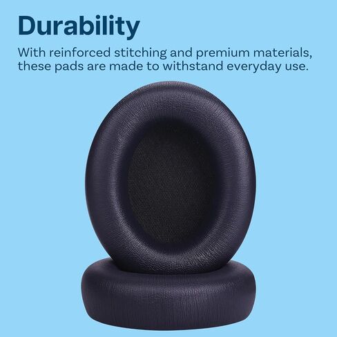 MMOBIEL Ear Pads Replacement for Beats Studio Pro Wireless Noise Cancelling Headphones Memory Foam and Protein PU Ear Pad Cushions – Noise Isolation Earpads Replacement – Black in Kuwait