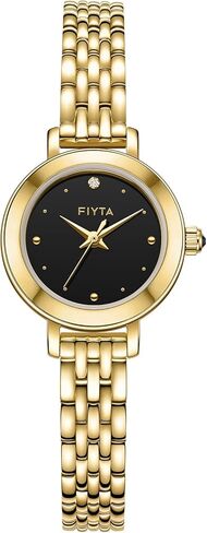 Venus Women's Watch, Stainless Steel Watch for Women with Steel | Link Remove Tools | or Leather Band, Crystal Encrusted, Gold Watches for Women with Gift Box for Women and Love Ones in Kuwait